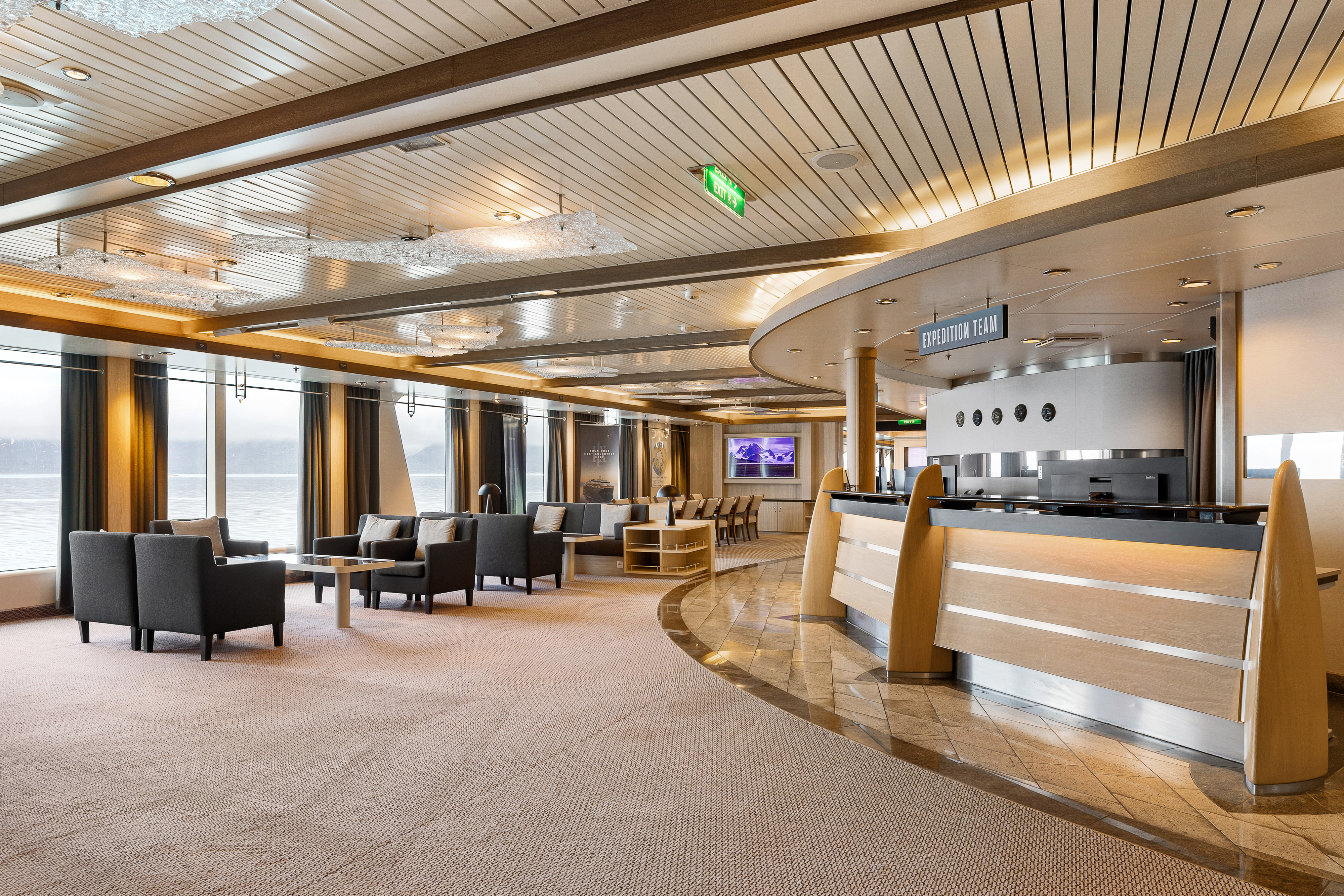 MS Fram - Reception & Expedition Desk